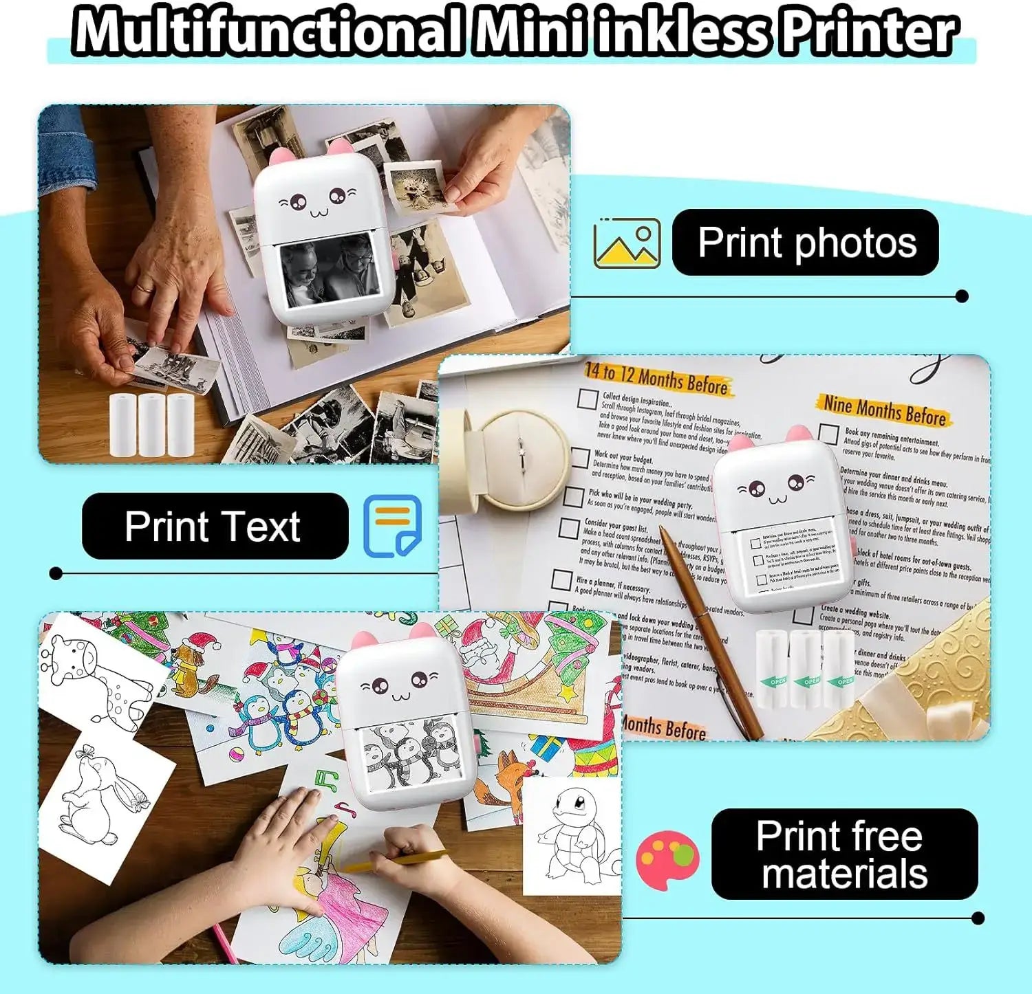 PocketPrint C MINI Printer for Photos