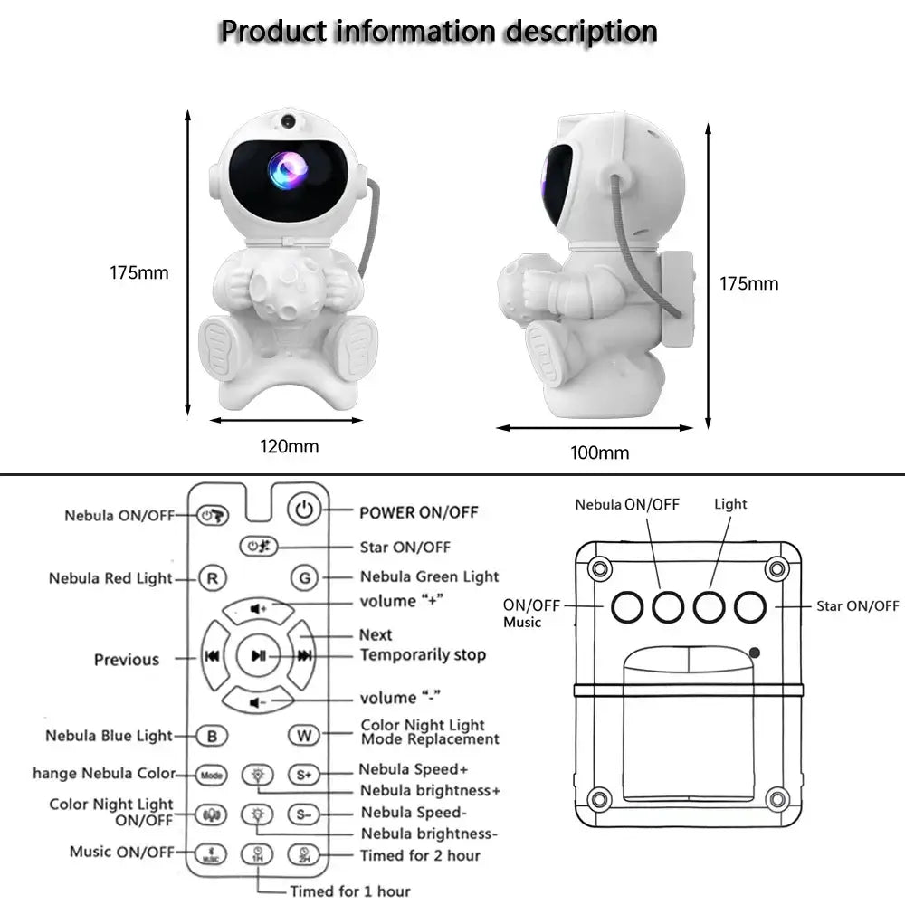 LED Galaxy Projector